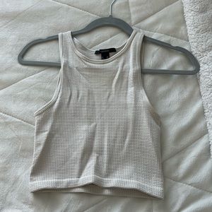 waffle knit tank